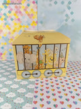Vintage 1985 Precious Moments Baby Birthday 5 y/o Ceramic Pastel Lion OPEN BOX