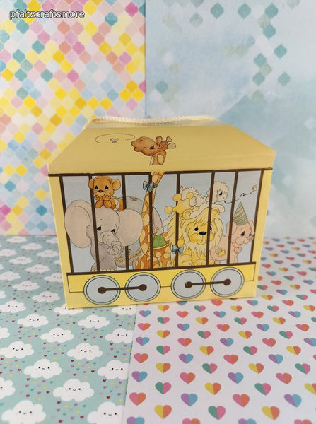 Vintage 1985 Precious Moments Baby Birthday 5 y/o Ceramic Pastel Lion OPEN BOX