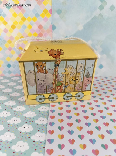 Vintage 1985 Precious Moments Baby Birthday 1 y/o Ceramic Pastel Little Lamb OPEN BOX