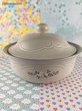 Vintage Pfaltzgraff "Heirloom" 2qt Round Casserole Dish w/Lid