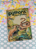 Vintage 1979 1st Printing Pythons: Giant Snakes Scholastic Book Services Softcover