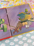 VTG 1985 Golden Tell-A-Tale Book, Tom & Jerry's Big Move Hardcover