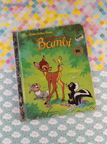 VTG 1984 Little Golden Book: Walt Disney's Bambi Hardcover