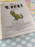 2010 Little Golden Book, I'm a T.Rex! Hardcover, Like New