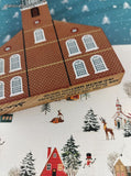 Vintage 1989 The Cat's Meow New England Christmas Series Old South Meeting House Wooden Block