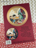 Vintage 1995 Precious Moments Christmas Chapel Series The Carpenter Shop Counted Cross Stitch Softcover Booklet