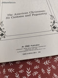 Vintage 1978 Let's Celebrate Christmas Ideals Publication Softcover, Like New