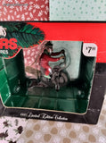 Vintage 1995 Christmas at Sears Miniatures Prime Fit Cycle Ornament Like New in Open Box