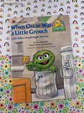 Vintage 1997 When Oscar Was a Little Grouch Sesame Street Golden Book Softcover