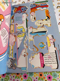 Vintage 2001 Hamtaro Punch-Out Activity Book Viz Softcover