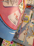 Vintage 2001 Hamtaro Punch-Out Activity Book Viz Softcover