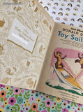 Vintage 1954 Little Golden Book: Walt Disney's Donald Duck's Toy Sailboat Hardcover