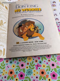 Vintage 1995 Little Golden Book: Disney's The Lion King No Worries Hardcover
