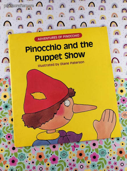 Vintage 1982 1st Printing Pinocchio and the Puppet Show Troll Associates Softcover