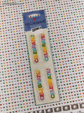Vintage Mrs. Grossman's Stickers, SHINY "Celebrate!", 2 Sheets New & Sealed