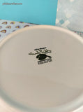 RARE Vintage Cambridge Potteries Hand Painted Collection White Bouquet Salad Plate 8.25", Like New