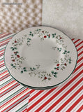 Vintage Pfaltzgraff Winterberry Christmas Holiday Salad Plates Set/4, Nice & Clean