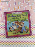 Vintage 2004 Classic Raggedy Ann & Andy Fridays are Fun! Hardcover Board Book