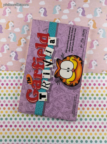Vintage 1986 1st Printing The Garfield Trivia Book Softcover