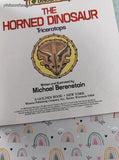 Vintage 1993 I Heart Dinosaurs the Horned Dinosaur: Triceratops Golden Look-Look Softcover