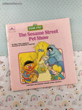 Vintage 1988 The Sesame Street Pet Show Golden Book Softcover