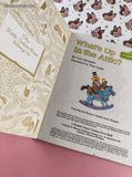 Vintage 1987 1st Printing Little Golden Book: Sesame Street What's Up in the Attic? Hardcover