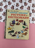 Vintage 1980 Little Golden Book: Little Golden Picture Dictionary Hardcover