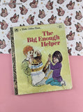 Vintage 1978 Little Golden Book: The Big Enough Helper Hardcover