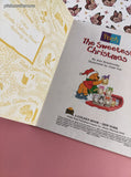Vintage 1992 Little Golden Book: Pooh, The Sweetest Christmas Hardcover