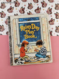Vintage 1981 Little Golden Book: Rainy Day Play Book Hardcover