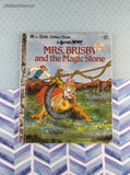 Vintage 1982 Little Golden Book: The Secret of Nimh Mrs. Brisby and the Magic Stone Hardcover