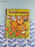 Vintage 1985 Little Golden Book: The Rabbit's Adventure Hardcover