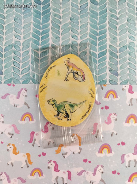 Vintage 1990's Rice Crispies Dinosaur Egg Double-Sided Cardboard Collector's Toy NEW/SEALED