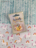Vintage Enesco "Initially Yours" Miniature Adhesive Letter U, New & Sealed