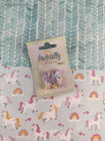 Vintage Enesco "Initially Yours" Miniature Adhesive Letter K, New & Sealed