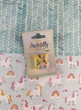 Vintage Enesco "Initially Yours" Miniature Adhesive Letter N, New & Sealed