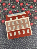 Vintage 1995 The Cat's Meow New York Christmas Series Fraunces Tavern Wooden Block