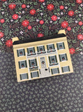 Vintage 1993 The Cat's Meow St. Charles Christmas Series Newbill-McElhiney House Wooden Block