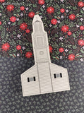 Vintage 1990 The Cat's Meow Colonial Virginia Christmas St. John's Church Wooden Block