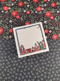 Vintage 1995 Main Street Press Post-it Cubes Christmas Olde Tyme Santa Style NEW Sealed