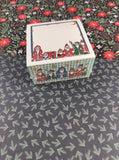 Vintage 1995 Main Street Press Post-it Cubes Christmas Olde Tyme Santa Style NEW Sealed