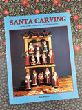Vintage 1987 Santa Carving Christmas Crafting Softcover, Like New