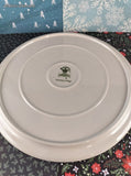RARE Vintage Mason's Ironstone Christmas Village Serving Round Cake Plate 10", Like New