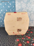 Vintage Libbey Christmas Bears Drinking Rocks 12 oz Short Glass Tumblers NEW Set/4