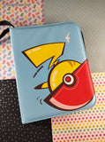 Pokemon Pikachu Blue Pleather 4-Pocket TCG Binder, NWOT
