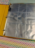 RARE Vintage 1998 Pokemon Card Game Collection File Binder w/9-Pocket Pages *No Cards*