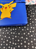 Vintage 2003 Pokemon Master Quest Pikachu Blue 4-Pocket TCG Binder, Like New