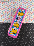 Vintage Pokemon Pocket Monsters Pikachu Hard Plastic Fold-Out Pencil Case