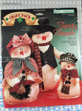 Vintage Daisy Kingdom Christmas #32312 Frosty Friends Creative Stitch 'n Stuff Doll Kit NEW