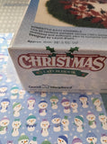 Vintage 1990 Good Shepherd Kit No. 86400 Christmas Latch Hook Poinsettia Bath Ensemble NEW & SEALED